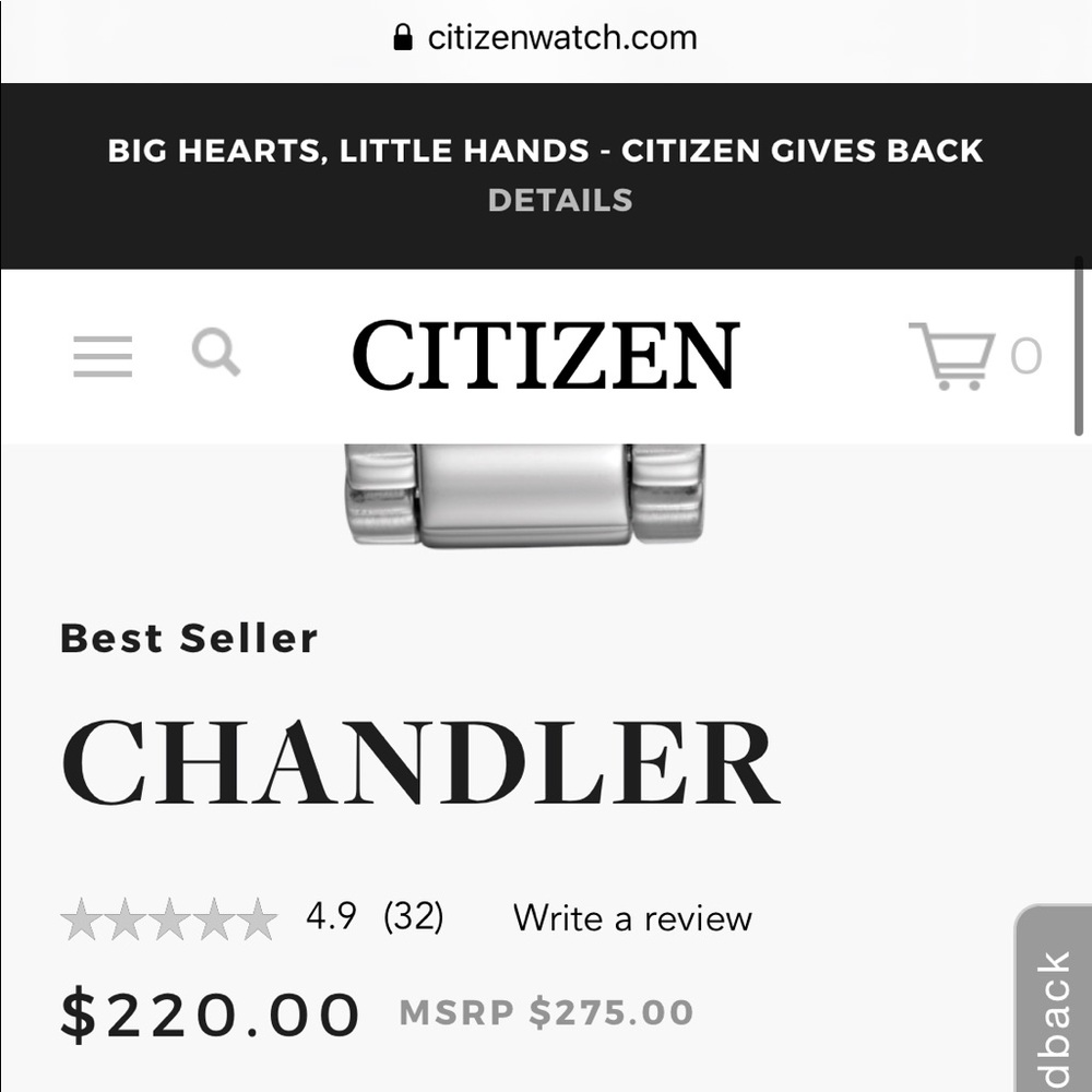 Citizen Chandler Eco Drive Watch - Picture 6 of 6